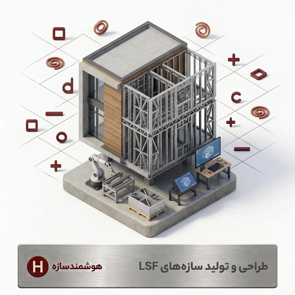 فرآیند طراحی سازه ال اس اف