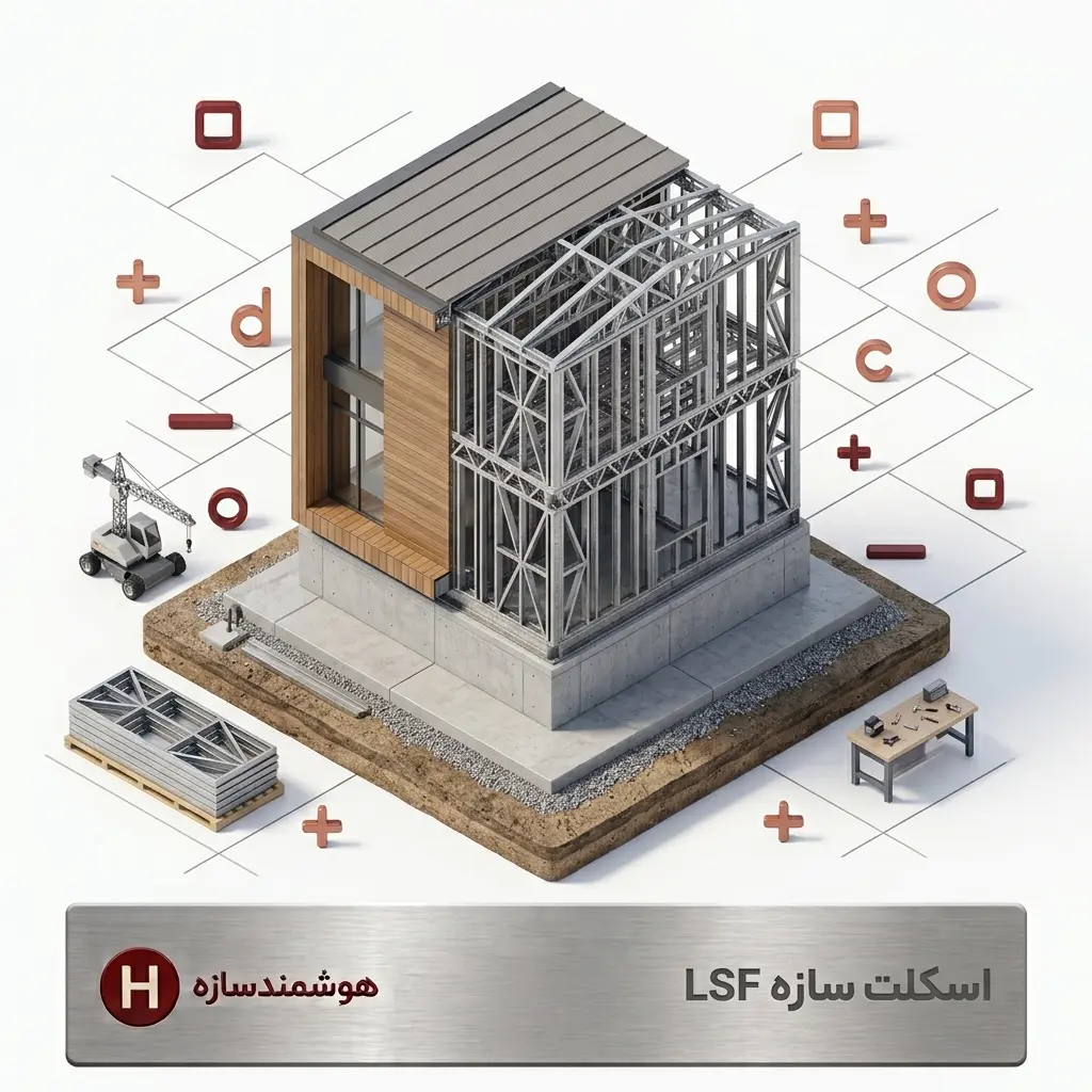 اسکلت سازه ال اس اف