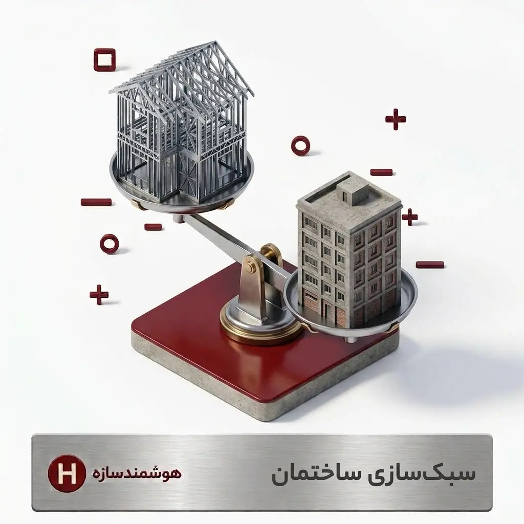 سبک سازی ساختمان با ال اس اف